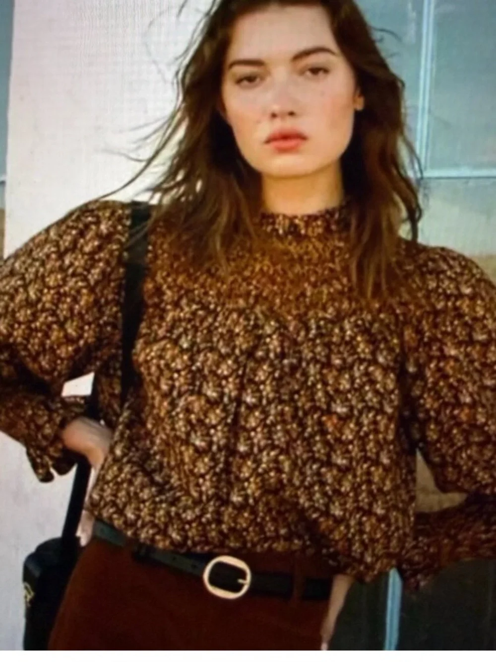 DÔEN Amoret Top in Noir Fleurs D'Avignon - Large - Picture 2 of 12